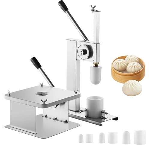 Máquina semiautomática para hacer bollos, 400-500 bollos por hora, acero inoxidable para uso doméstico y comercial en cocina