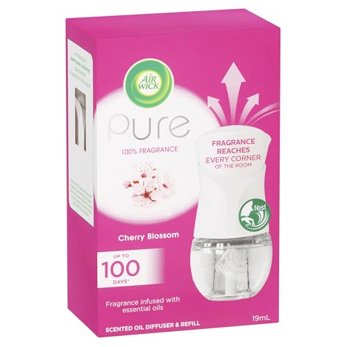 Air Wick Pure Scented Oil Diffuser with Cherry Blossom Refill 19 ml