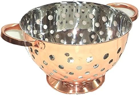 StarCrafts 72163 5 qt. Stainless Steel Colander, Copper