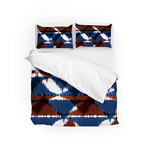 Housse de couette et taies d'oreiller texture aquarelle résistante