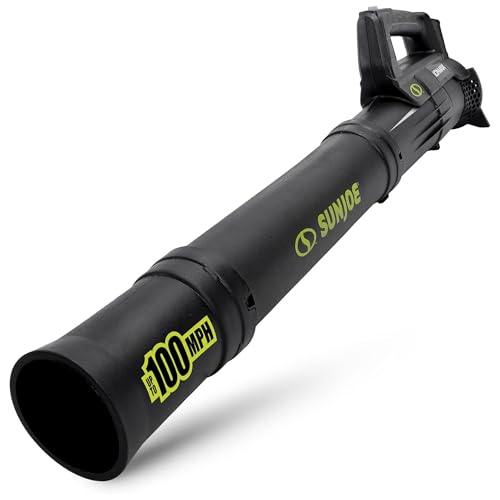 Sun Joe 24-Volt Cordless Compact Turbine Leaf Blower, 100 MPH Air Speed, 280 CFM Airflow 24V-TB-CT