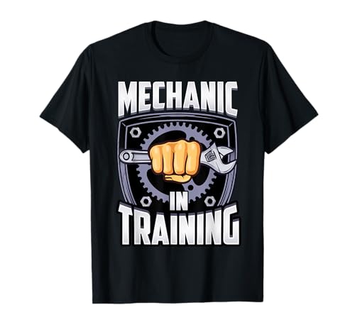 Little Future Mechanic In Training Car Auto Camiseta