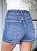 Astylish Womens Jean Shorts High Waisted Stretchy Denim Cowgirl Outfits with Trendy Fashion Slanted Pockets Beau Blue Size 10