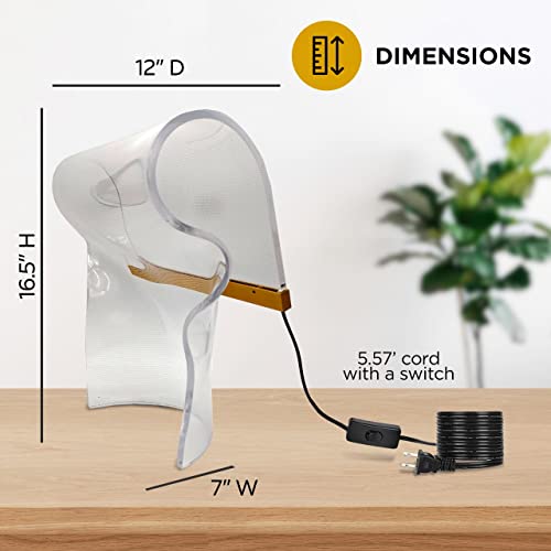 Colsen Modern Table Lamp For Bedroom Living Room Gaming Room, Ambiance Color Ghost-Like, Sculptural Source Of Illumination. #TOP3