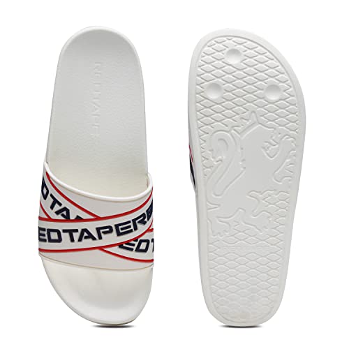 Image of Red Tape Men's Sliders- Comfortable Slippers Featuring Firm Grip, Slip-Resistance, Shock Absorption & Better Traction