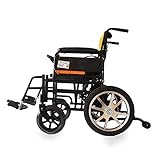 SU MÁS SEGURO: elección para una silla de ruedas eléctrica superior, hemos incorporado una serie de características de seguridad importantes en esta silla de ruedas de muy alta calidad, que incluyen un joystick, ruedas traseras más estables, reposapiés súper estable y una construcción muy duradera, no solo es fácil de uso, extremadamente confiable pero lo mantiene seguro incluso en las situaciones más exigentes