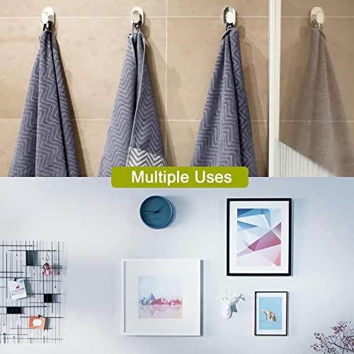 100 PCS Picture Hanging Strips, 45*15mm Small Mounting Refill Strips, Poster Strips Heavy Duty Hanging Adhesive Stripes Tapes Replacement Strips for Hooks Caddies, Damage Free Hanging