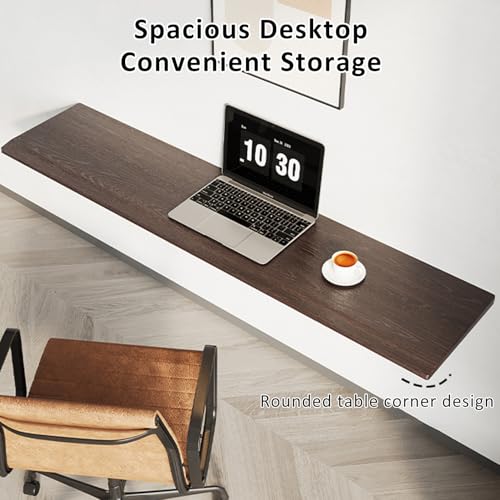 Table pliante pour buanderie et atelier | Établi mural bois - 4