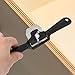 Plane Spokeshave, Woodworking Black + White High Hardness Adjustment Hand Trimming Tool, Curved Planing for Planing Round