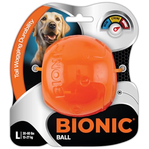 Bionic Ball, extrem widerstandsfähiges Hundespielzeug, 8,2cm