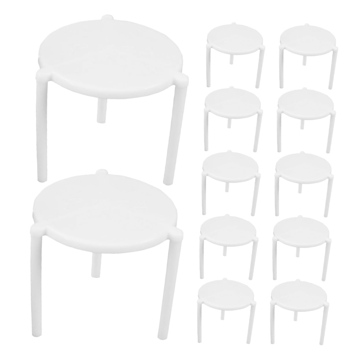 BRIGHTFUFU 50pcs Stand Anti-stick Fixing Frames for Pizzas and Pies Lightweight and Sturdy for Home Hotel Pizzeria