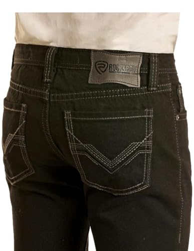 Rock & Roll Denim Revolver Black Jeans4