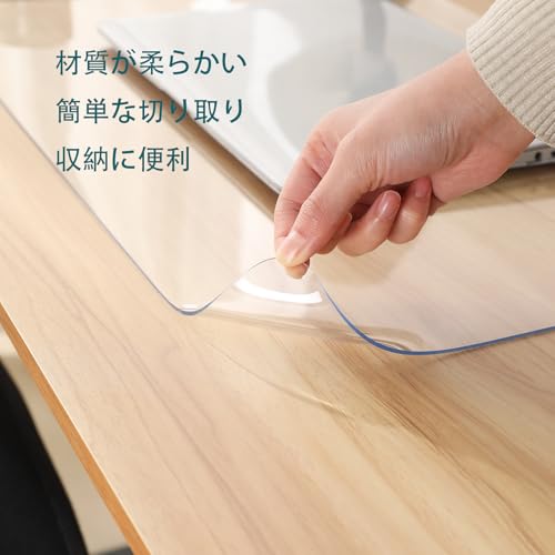 MingXiu 透明デスクマット 40x80cm PVC製