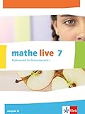  mathe live 7. Ausgabe W: Arbeitsheft mit Lösungsheft und Lernsoftware Klasse 7 (mathe live. Ausgabe W ab 2014)