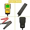 eOUTIL AE300 Digital 12V Car Battery Tester Analyzer for Life Percentage,Voltage, Resistance and CCA Value-YELLOW #5