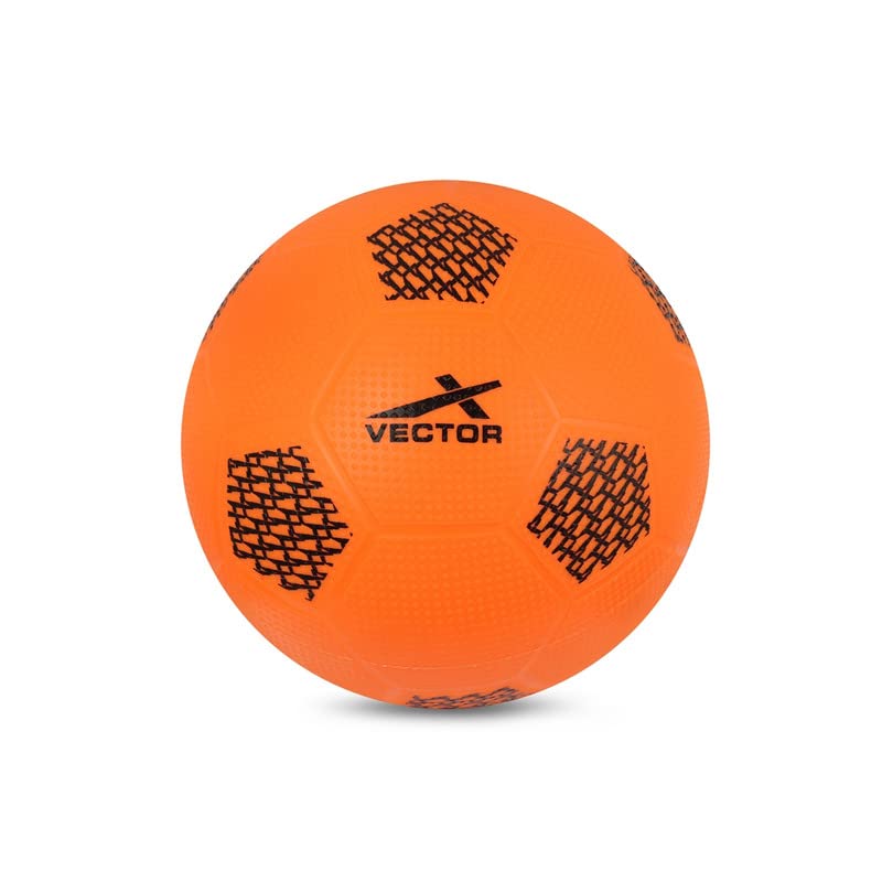 Vector X PVC Soft Kick Football | Training | Match | Sports | Playing | Practice | Indoor & Outdoor Ball | Durable & Water-Resistant Football for Practice | Size-5 | Orange Color| (B09W9FXK52) Amazon Price History, Amazon Price Tracker