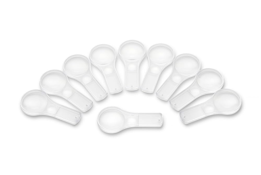 TickiT 48147 Magnifiers, Small, 45 (Pack of 10), Clear, 4.5cm