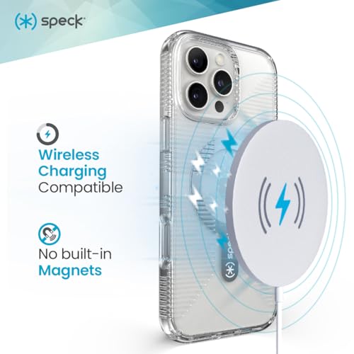 Image of Speck Clear iPhone 16 Pro Case - Slim MagSafe GemShell Crystal Clear