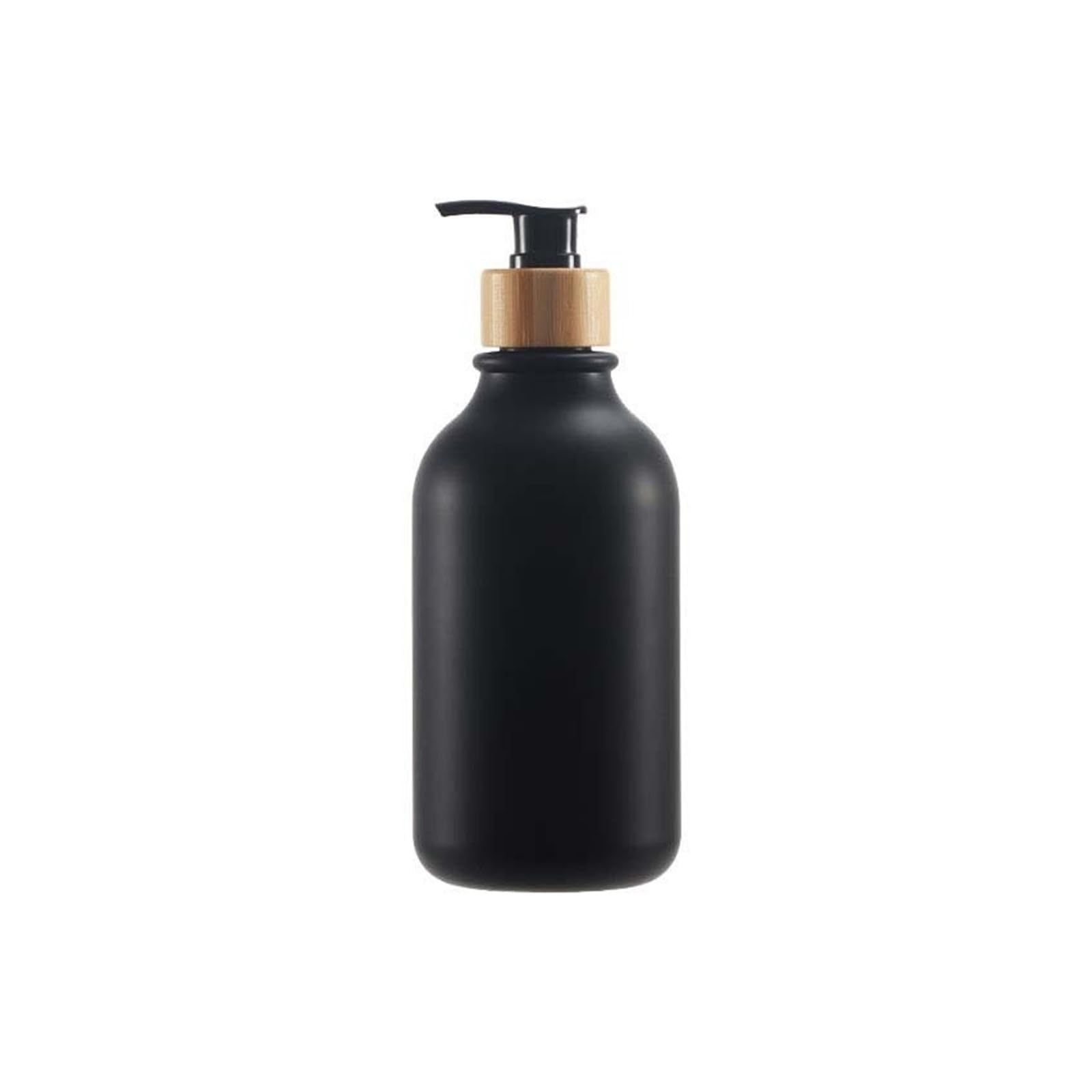 Pump Bottle Dispenser 1PCS 300/500ML Bamboo Pump Dispenser Bathroom Shampoo Dish Soap Bottle Lotion Refillable