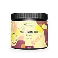 Myo-Inositol | Vitalstoffe für die Periode und PCO Syndrom | 4000mg Pro Dosis | Laborgeprüft & Vegan | 200g Pulver in recylebarer Dose | Ohne Zusätze | Deutsche Produktion Vegavero