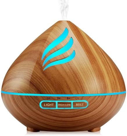 500ML Aromatherapy Essential Oil Diffuser with Smart Remote Contr...