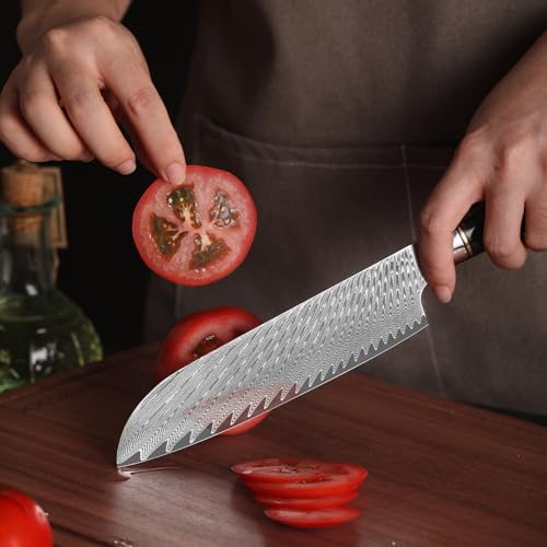 Set Cuchillos Cocina 9 Piezas Acero Damascus miniatura 4