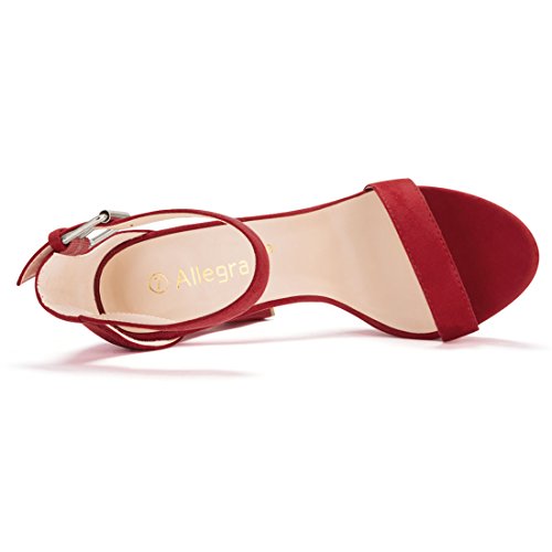 Image of Allegra K Women's Platform High Heel Ankle Strap Chunky Heels Sandals