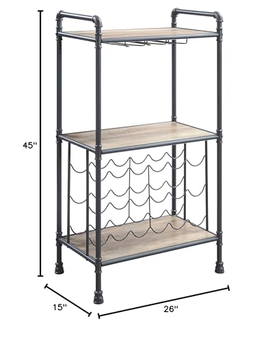 Soporte para Botellas NewCosmos Brantley 18 botellas miniatura 5