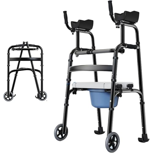 Déambulateur pour personnes âgées cadre de marche pliable handicapé