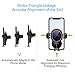Wireless Car Charger Mount,Walotar Car Cigarette Lighter Phone Holder,Auto Clamping 10W 7.5W Qi Fast Charging Dual USB Port Air Vent Cradle for Cell Phone