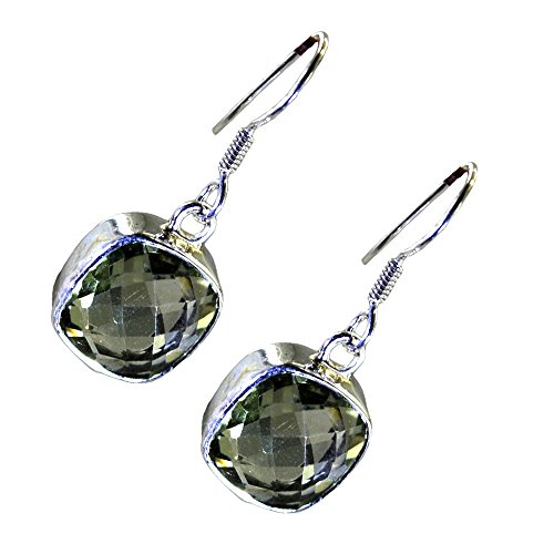Boucles d'oreilles améthyste verte en argent pour illuminer vos tenues bohèmes chics