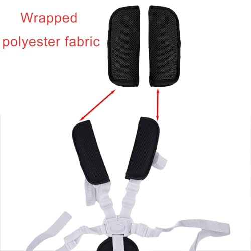 Image of 2 Pack Car Seat Strap Covers,Seat Neck Strap Covers for Car,Universal Seat Belt Covers,Car Seat Straps Shoulder Pads