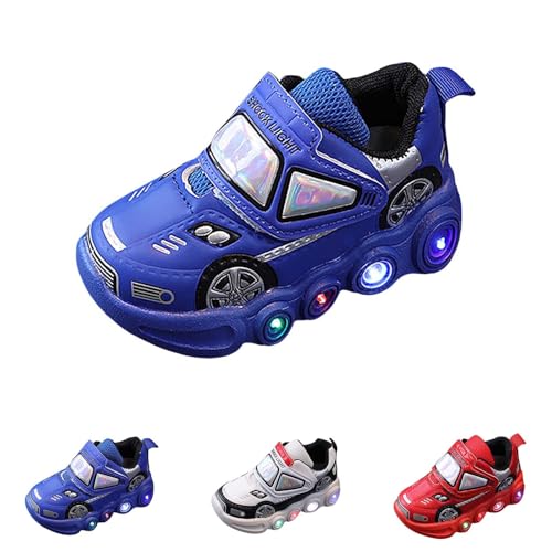 Kids LED Light Up Shoes, Fashion LED Sneakers USB Rechargeable Glowing Luminous Shoes for Boys Girls Toddler Child (A4-Blue, 6.5 Infant)2