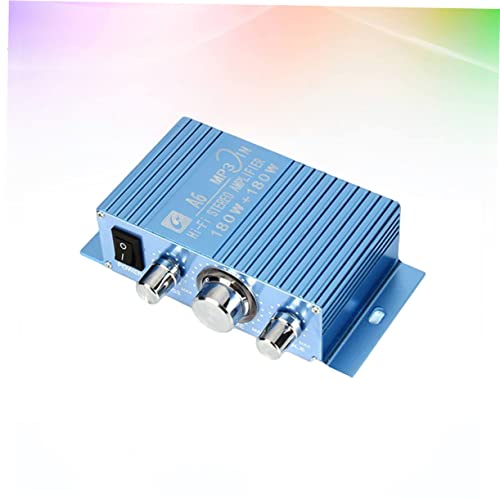 SHINEOFI Amplificateur de Puissance Canaux pour Lecteur Multifonctionnel Compatible avec Audio pour Automobile et