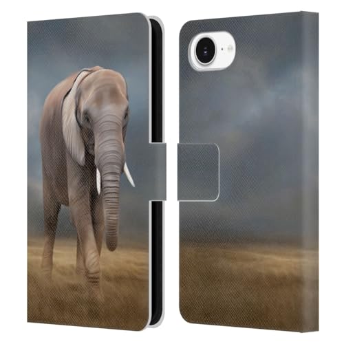 Étui portefeuille iPhone 16e Simone Gatterwe en cuir designs assortis
