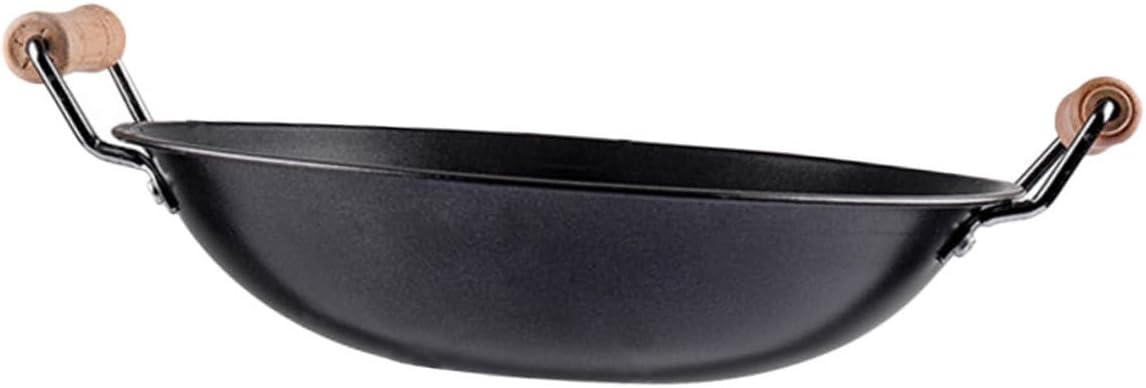 Small Iron Pot Household Hot Pot Small Wok Small Pots for Cooking Stainless Steel Griddle Pan Cooking Wok Metal Wok Stainless Steel Wok Pan Dry Pot Stainless Steel F Pot