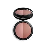 Inika Baked Mineral Blush Duo, Natural Make-Up Formula, Healthy Glow, Vegan 8g (0.28 oz) (Burnt Peach)