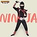 Spooktacular Creations Halloween Ninja Costume, Black Ninja Outfit Set for Kids, Halloween Costumes with Accessories for Boys Dress Up and Role Play Party (3T, 3-4 yrs)