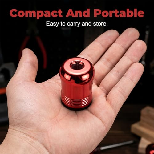 Image of Screwdriver Head Magnetic Ring, Removable Household Tool for Drills, Universal Removable Household Tool Drill Bit Holder for Hex Screwdrivers&PowerBits, Mechanics, Carpenters (Blue*3pcs)