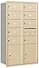 Salsbury Industries 3715D-09SRP 4C Horizontal Mailbox, Sandstone