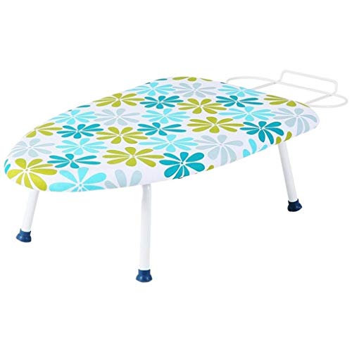 Mini table à repasser fleurie idéale pour l'entretien du linge en studio