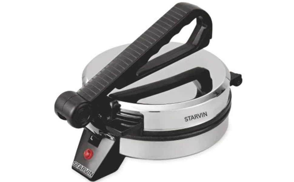 Roti Maker Original Non Stick PTEE Coating TESTED, TRUSTE & RELIABLE Chapati/Roti/Khakra Maker Stainless steel body Shock Proof Heavy Duty Non Stick 8.5inch Plates