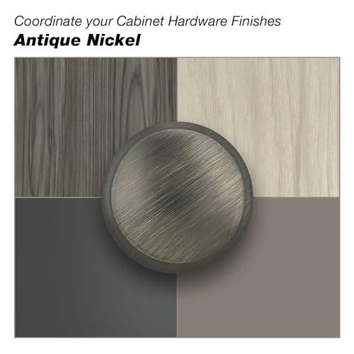 Image of Richelieu | Lambton 5 1 /16-inch (128 mm) Antique Nickel Cabinet Pull Handle