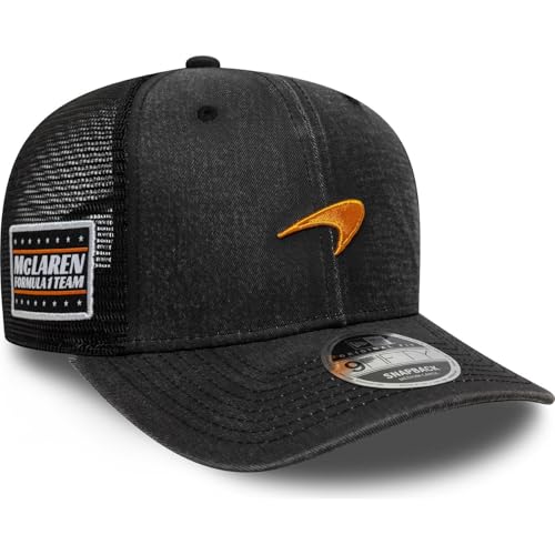 McLaren Racing F1 New Era 9Fifty Washed Trucker Hat - Black miniatura 3