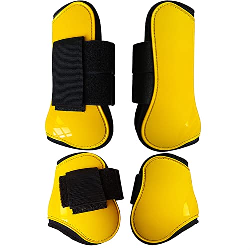 Botas de tendão de cavalo, casca dura de PU, forro de neoprene. Para proteger as pernas do cavalo
