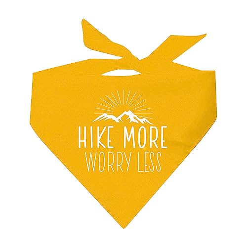 Hike More Worry Less Dog �o���_�i | ��100% | �č��� | �n�C�L���O | �L�����v | �A�E�g�h�A | ���R | �S�[���h�A�����T�C�Y(792)