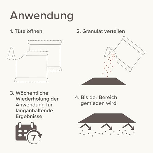 beaphar - Keep Off Fernhalte-Granulat Outdoor - Hält Hunde Und Katzen Von Behandelten Bereichen Fern - Fernhaltemittel - Bis Zu DREI Monate Wirksam - 2X 200 gr