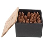 Cabilock Sandelholz -Backflow -Weihrauch Räucherkegel für den Haushalt Büro Räucherkegel...