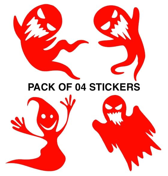 Meira Ghost Vinyl Bike & Car Stickers (RED)