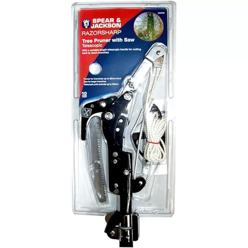 Élagueuse télescopique Razorsharp Spear & Jackson 4930FZ coupe branche télescopique de jardin